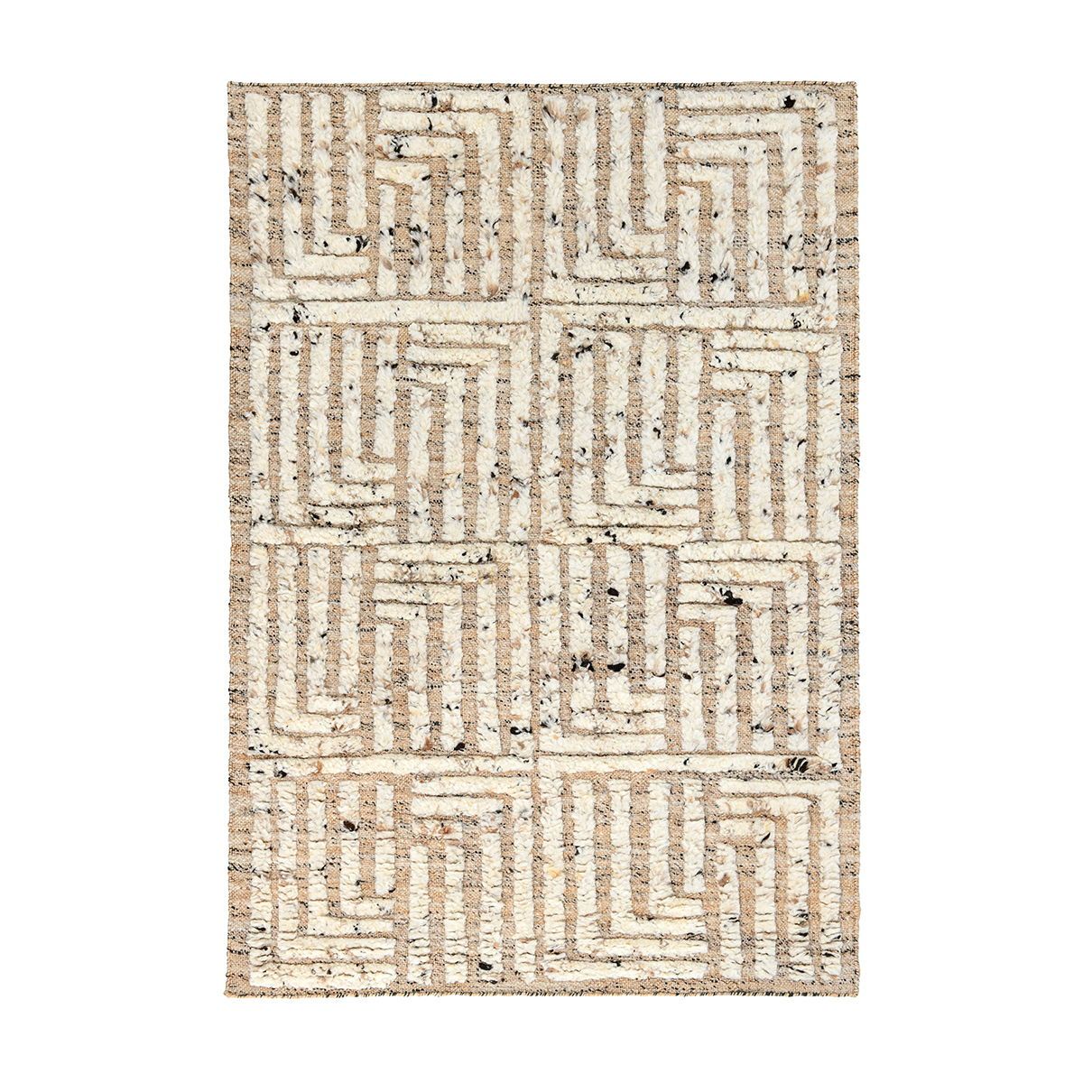Radiant Oasis - Tuku Rug 8' x 10' - Natural/Ivory