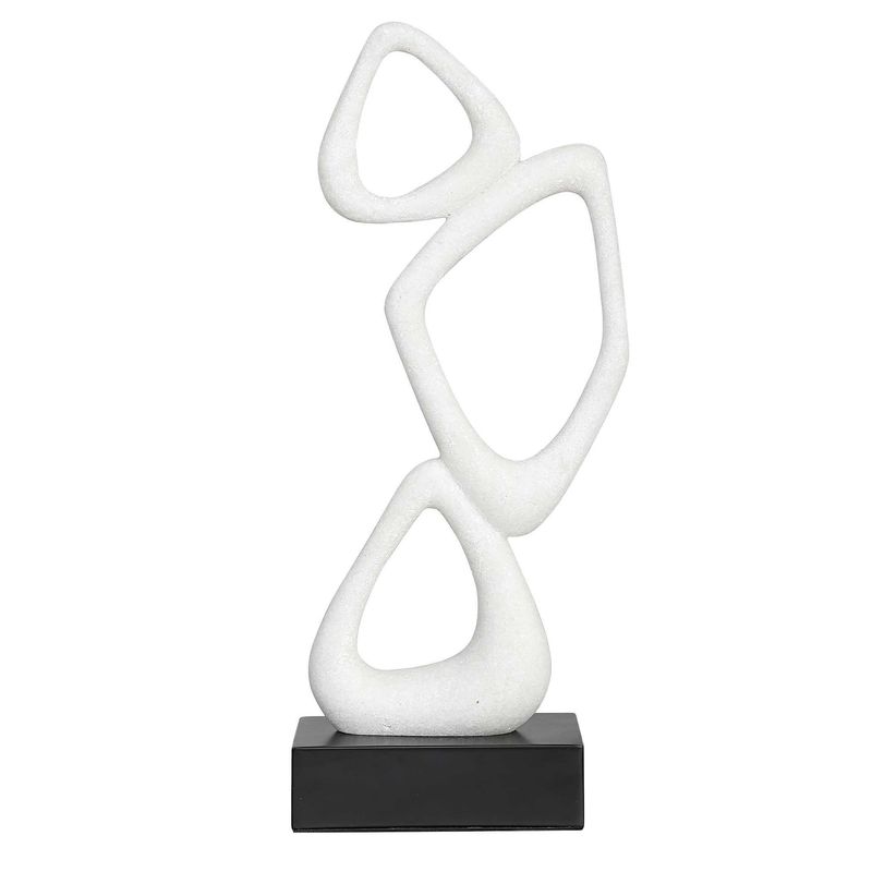 Trinity - Sculpture - Black / White