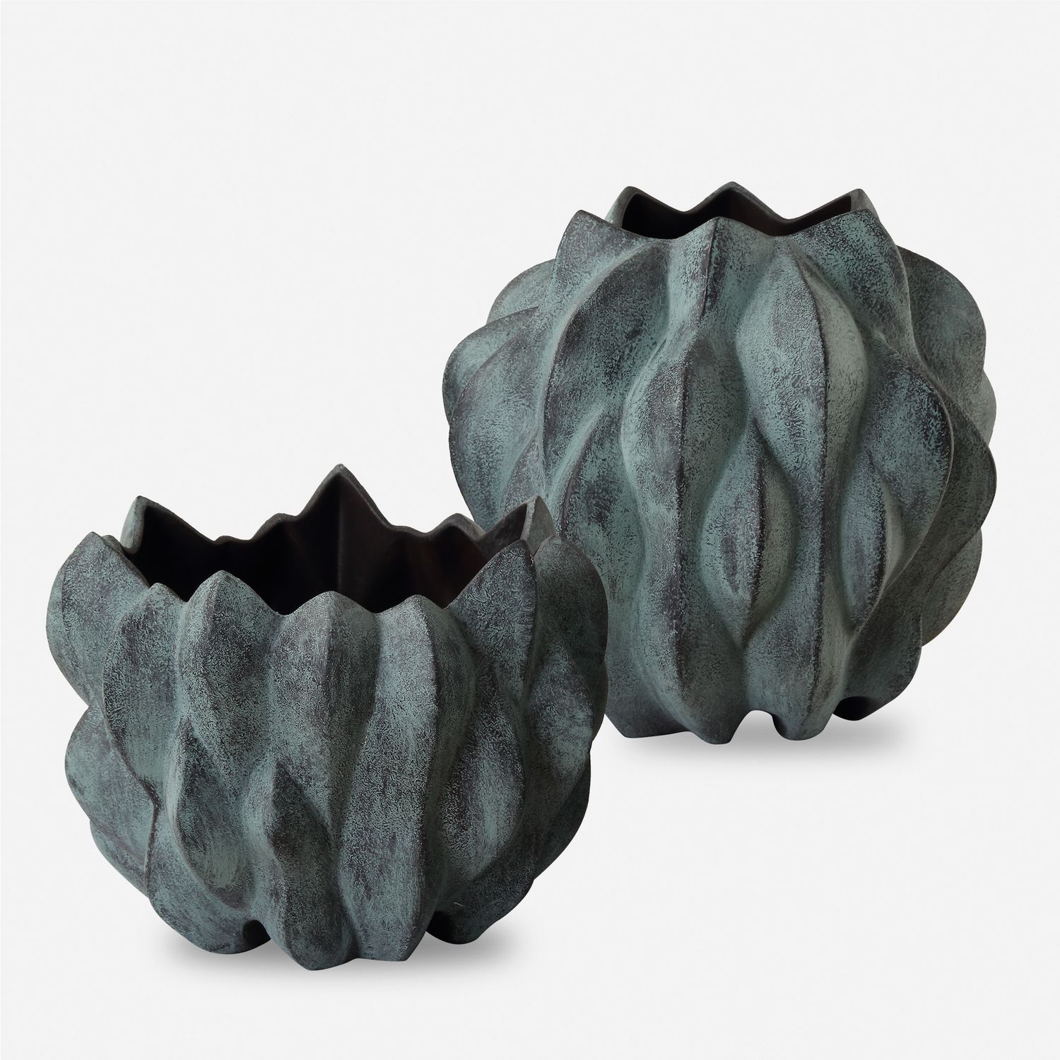 Verdant - Vases (Set of 2) - Bronze