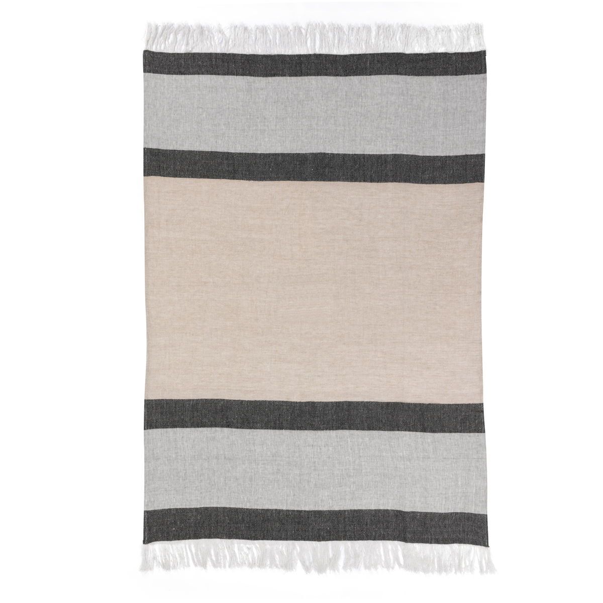 Throws - TC Talara Throw - Natural/Charcoal