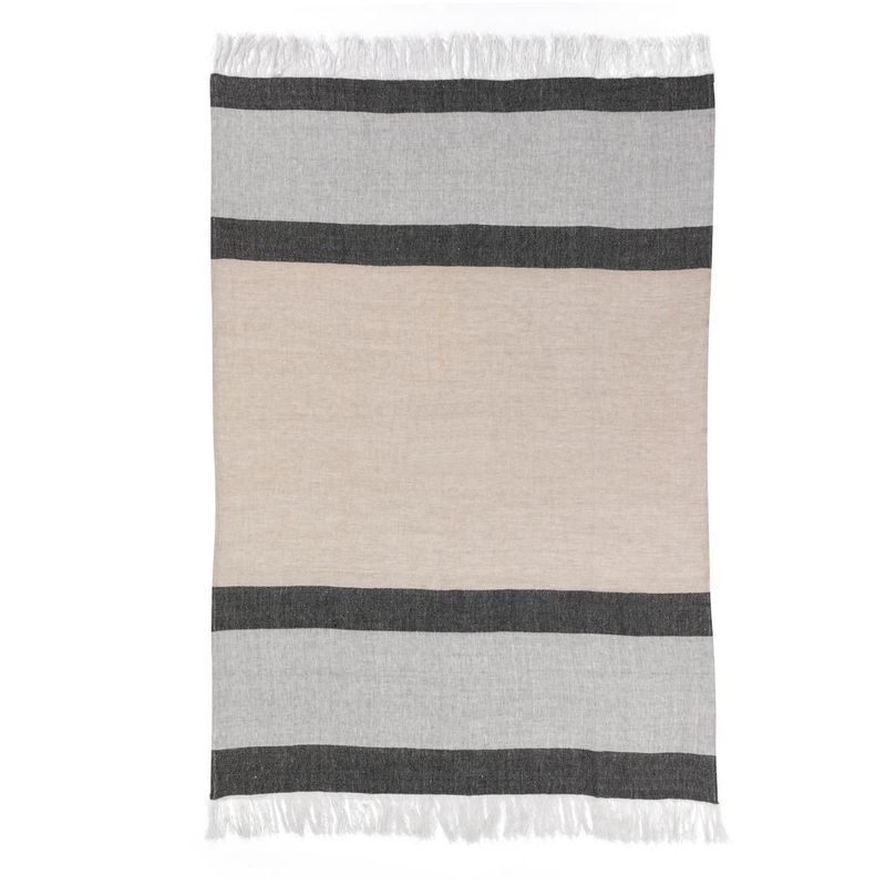 Throws - TC Talara Throw - Natural/Charcoal