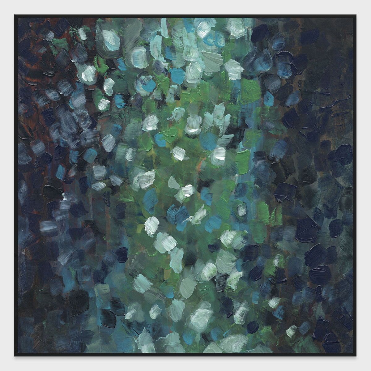 Lagoon - 60" x 60" Canvas Art - Blue
