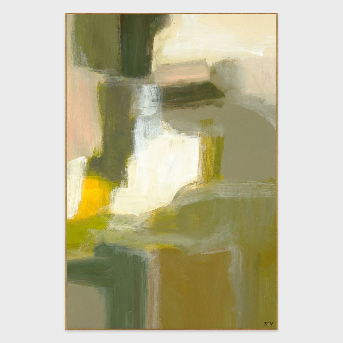Crave I - 40" x 60" Canvas Art - Green