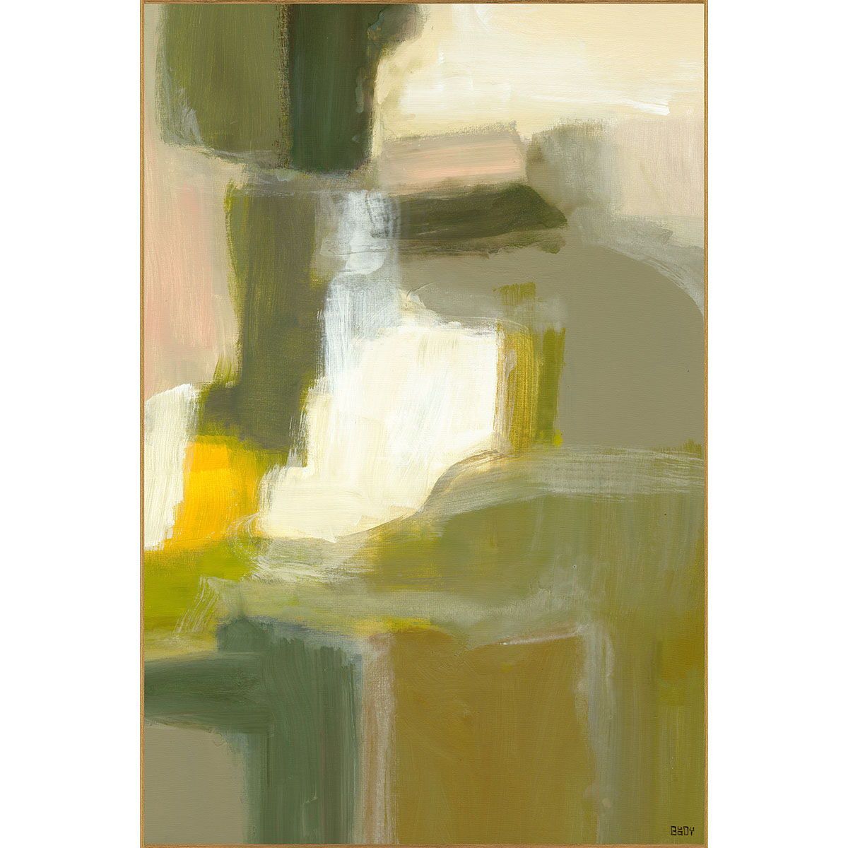 Crave I - Painting 30' x 40' By Buddy Whitlock - Gold
