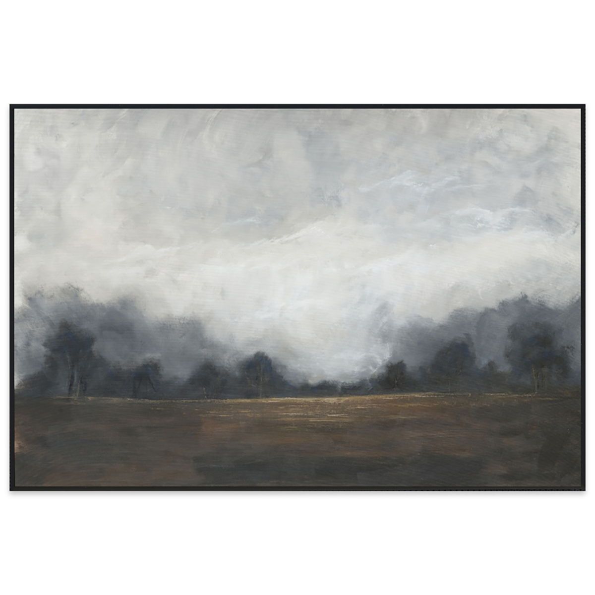 Night - Painting 30' x 40' By Buddy Whitlock - Black
