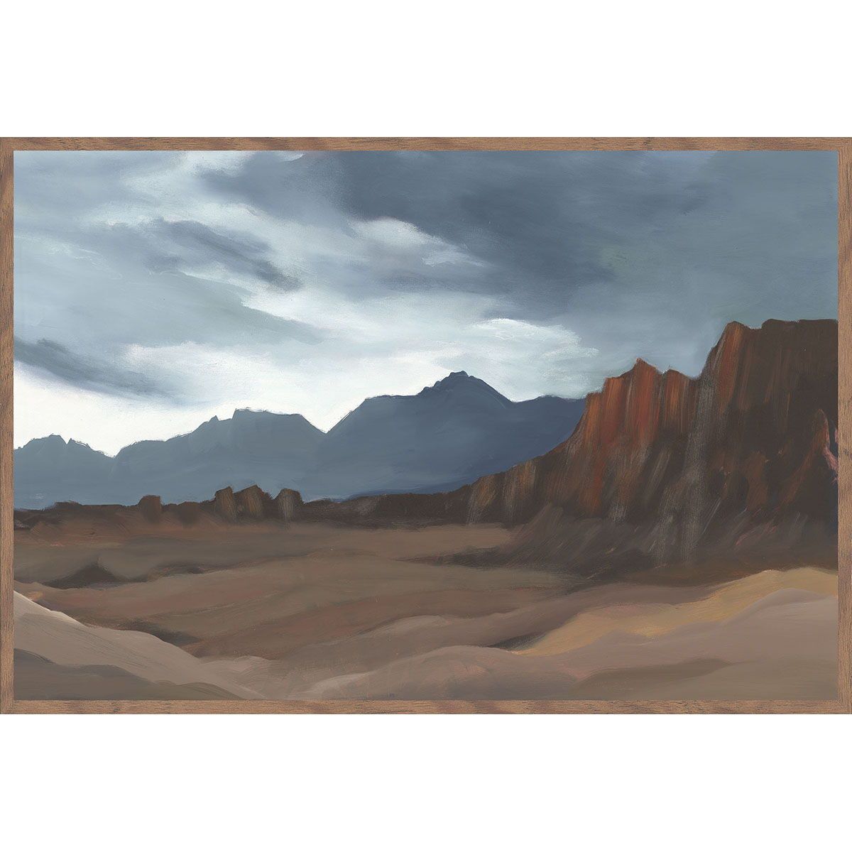 Desert - Painting 30' x 40' By Buddy Whitlock - Walnut