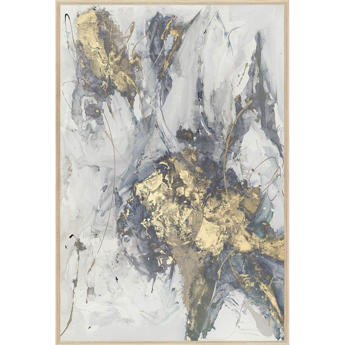 Aqua Gold - Painting 30' x 40' By Buddy Whitlock - Gold