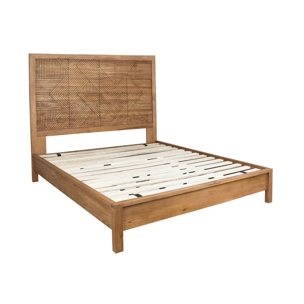 Santa Clara - California King Bed - Caramel Brown