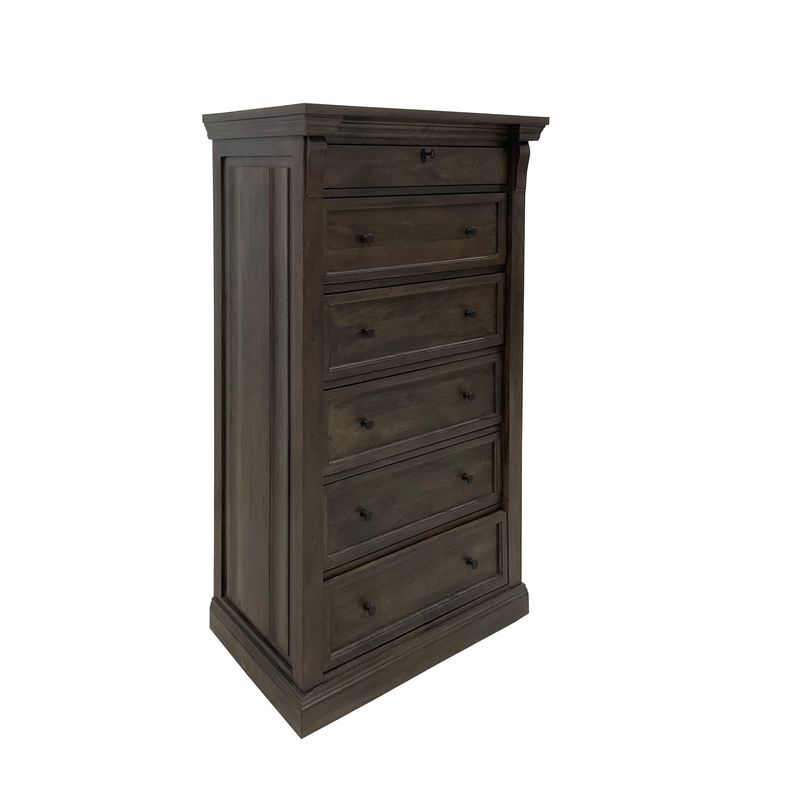 Adelaide - Wood 6 Drawer Chest - Cocoa Brown