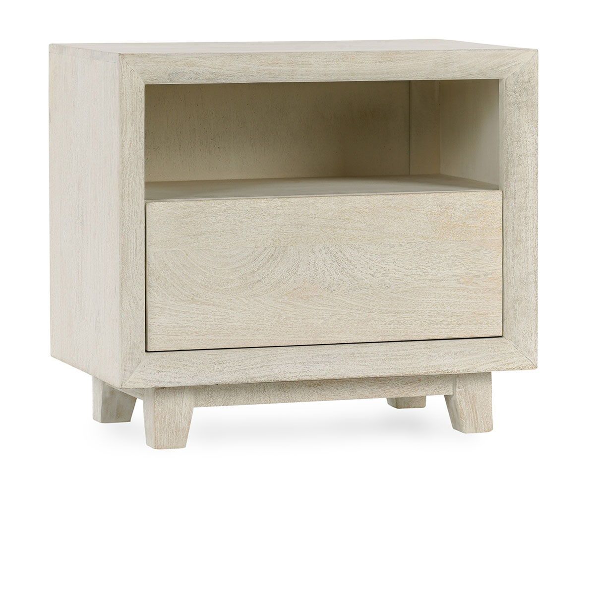 Reece - 1 Drawer Nightstand - Sand