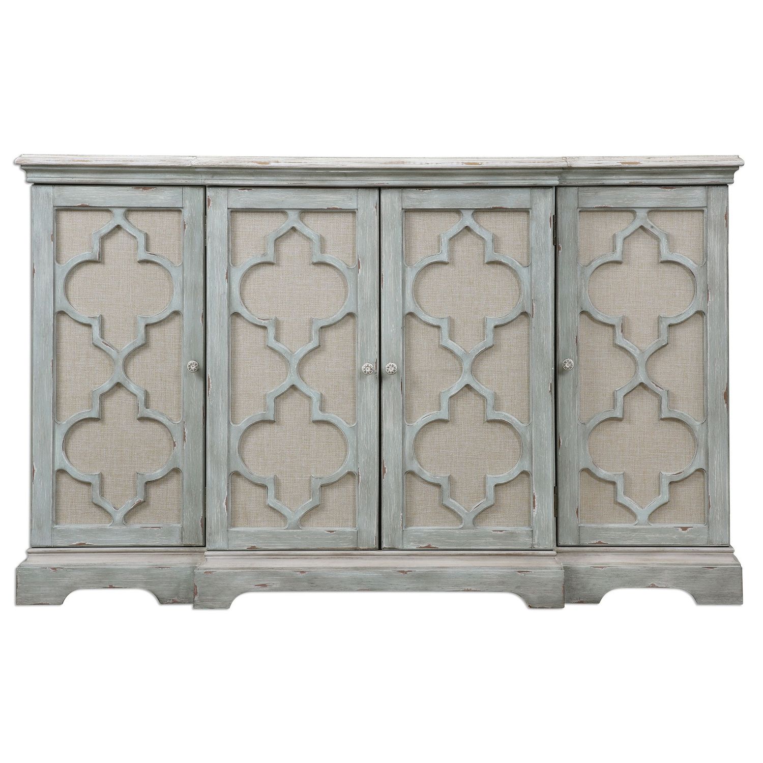 Sophie - 4 Door Cabinet - Grey