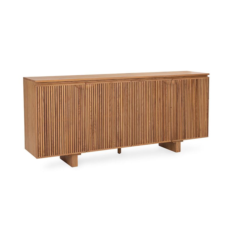 Roya - 4 Door Cabinet - Oak Natural