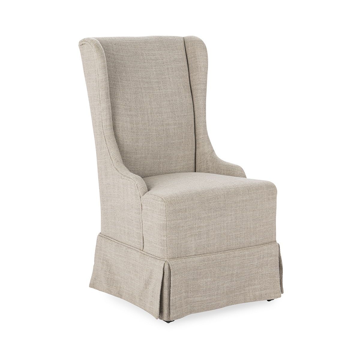 Melrose - Wingback Upholstered Dining Chair - Khaki