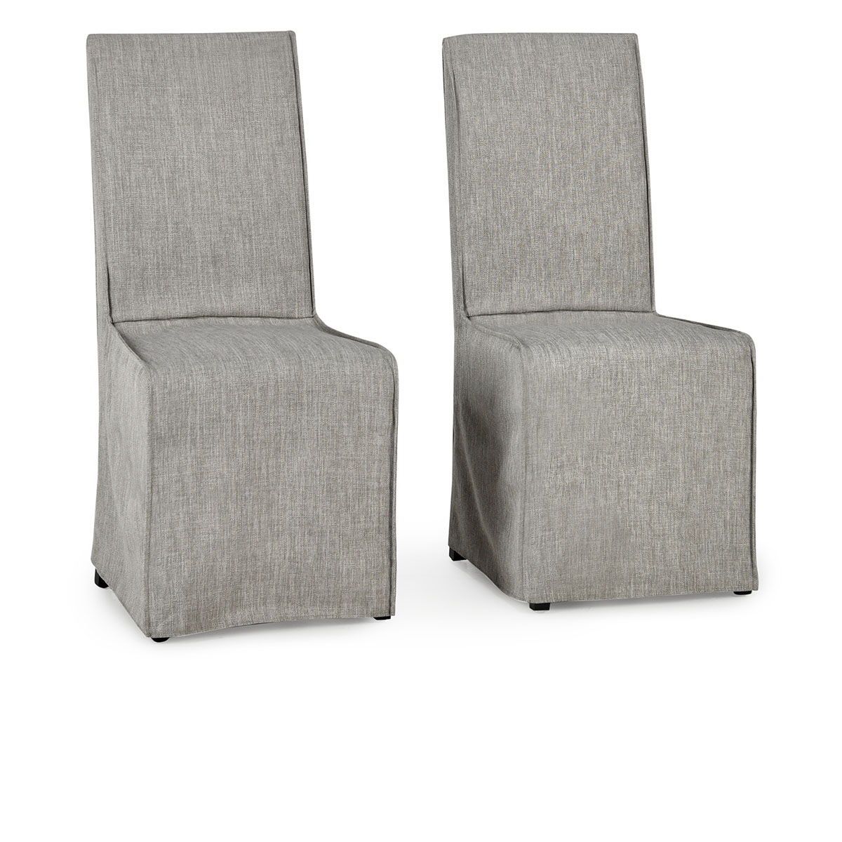 Jordan - Upholstered Dining Chair (Set of 2) - Cool Gray