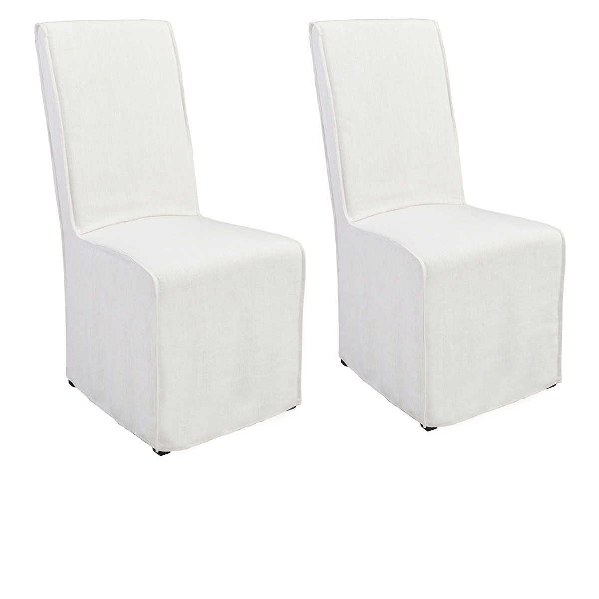 Jordan - Upholstered Dining Chair (Set of 2) - White