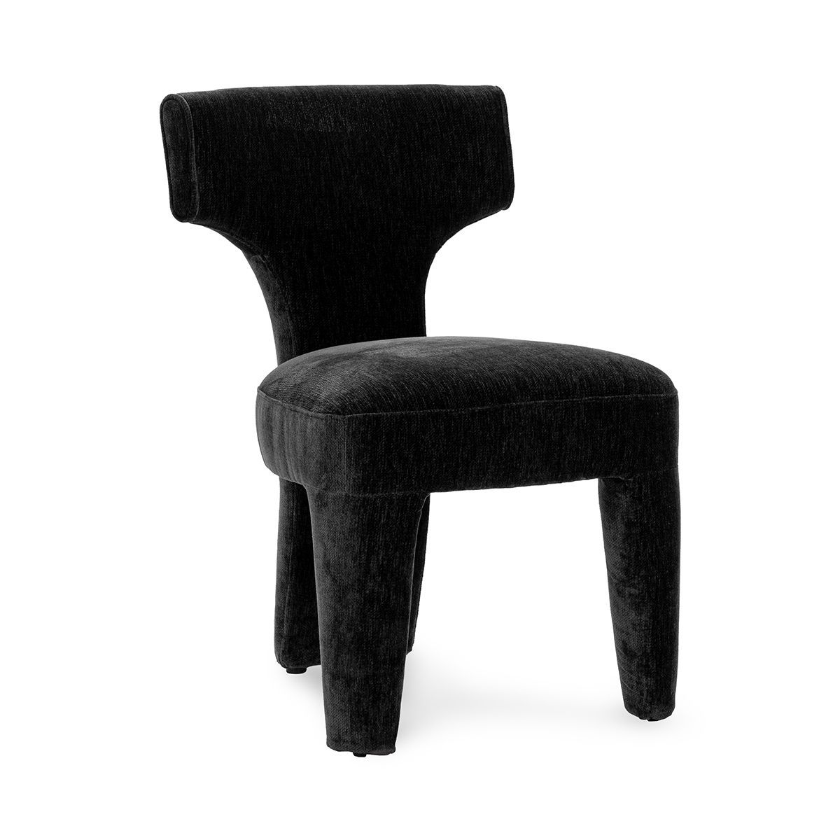 Khai - Upholstered Dining Chair - Charcoal
