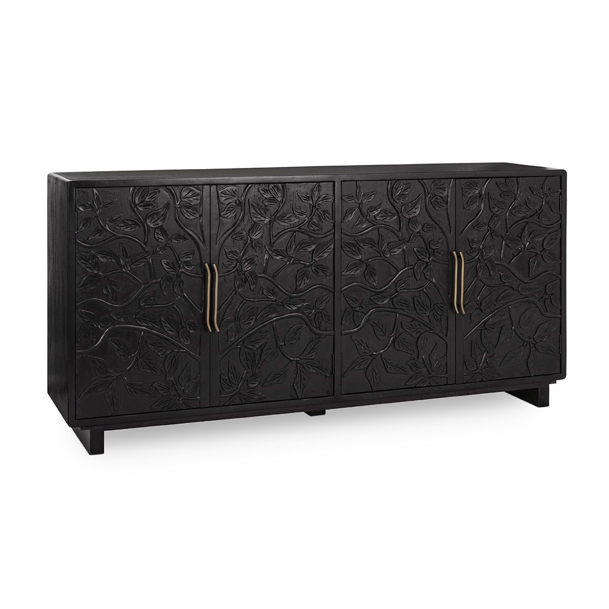 Albero - 4 Door Wood Buffet - Black