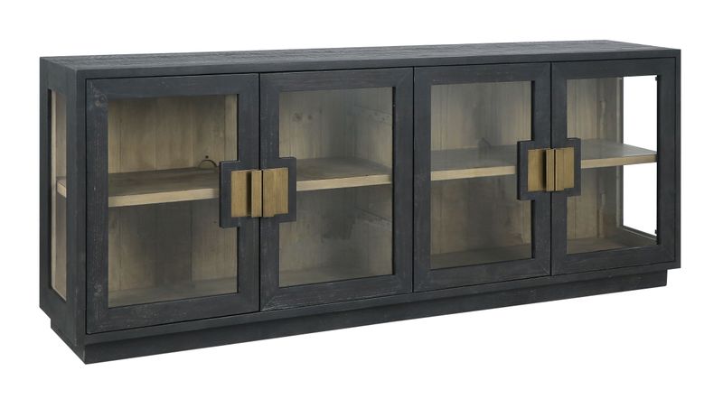 Larson - 4 Door Sideboard - Black