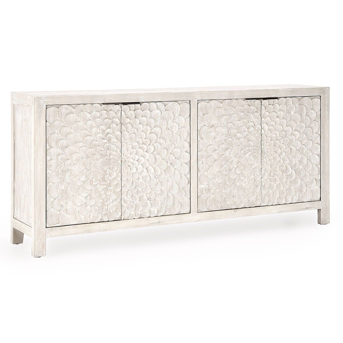 Astrid - 4 Door Sideboard - Vintage Cream