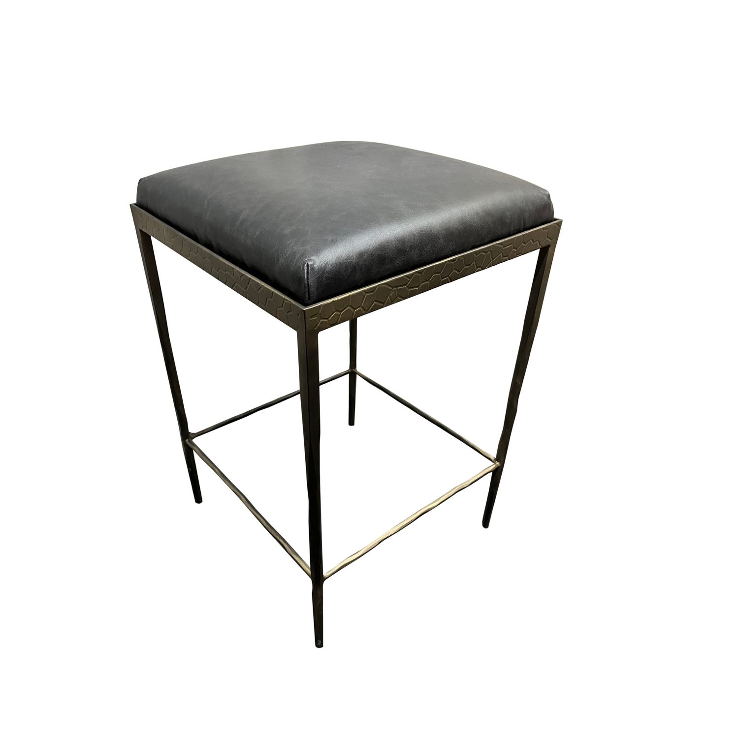 Bose - Leather Counter Stool - Onyx Black