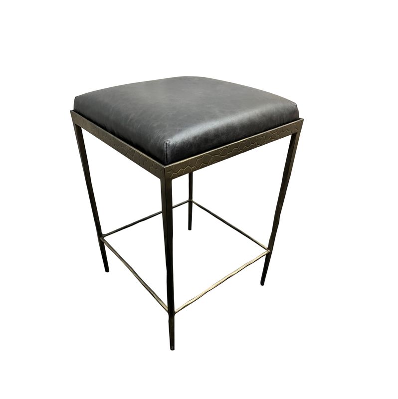 Bose - Leather Counter Stool - Onyx Black