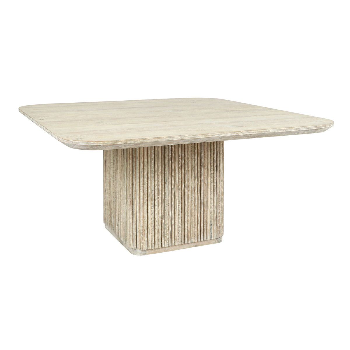 Vander - Square Dining Table - Cream Washed