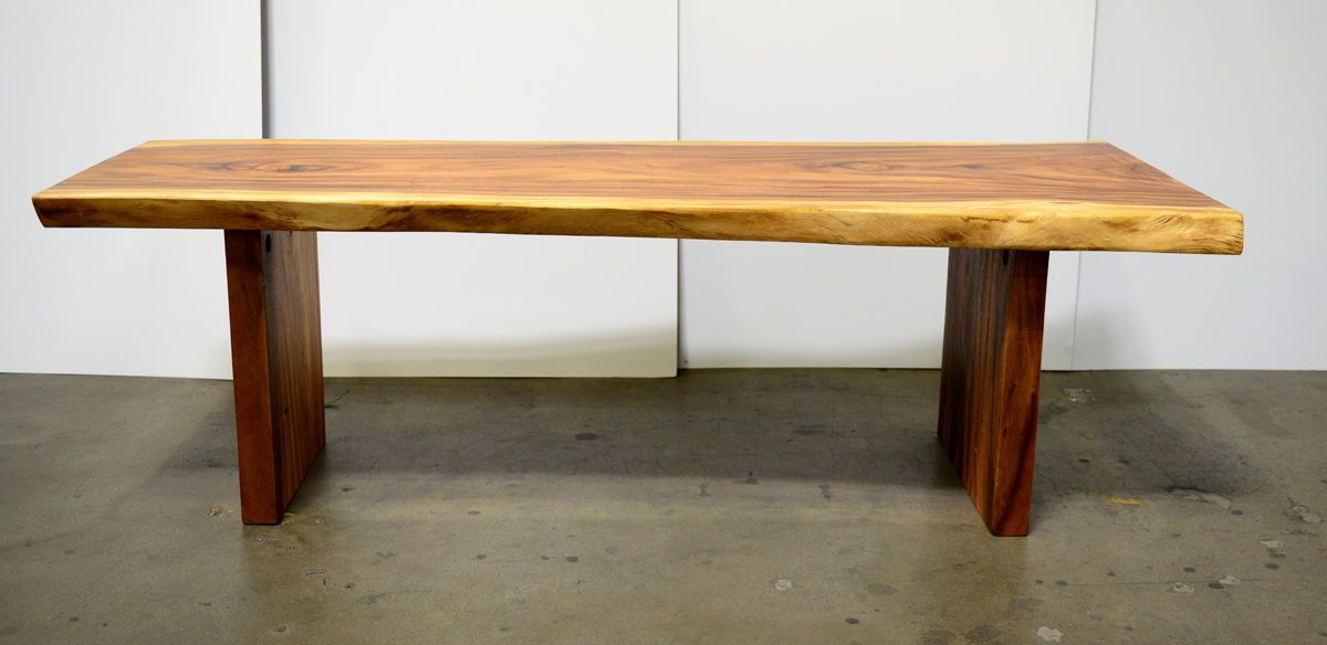 Live Edge - 96" Dining Table - Natural