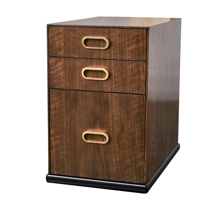 Glide - File Cabinet - Woodtone