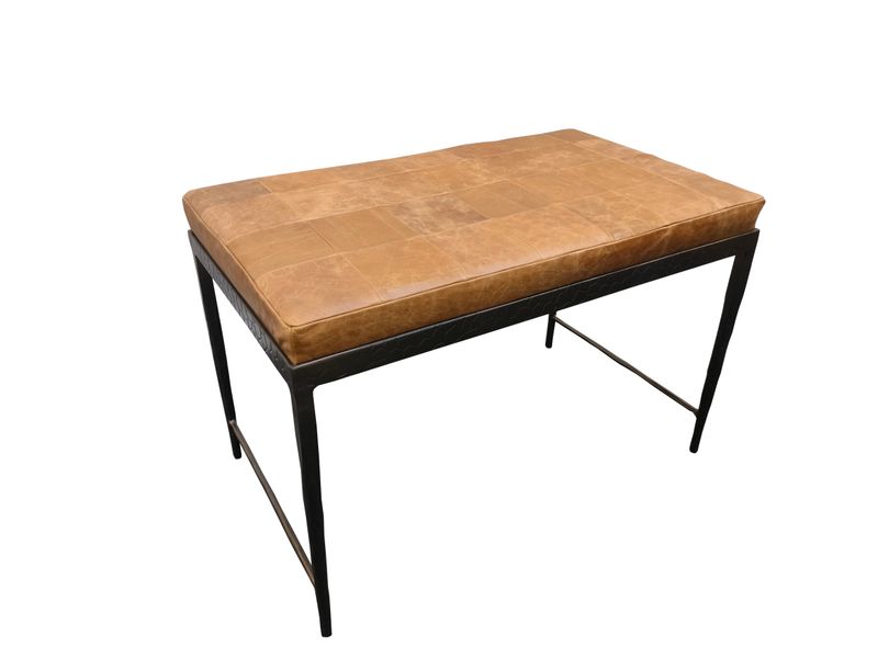 Malo - Leather Bench - Chestnut