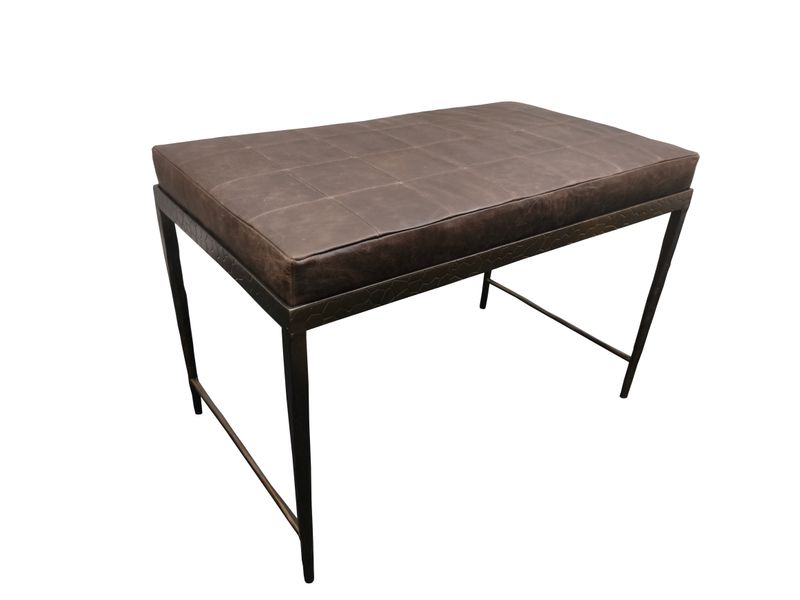 Malo - Leather Bench - Cocoa Brown