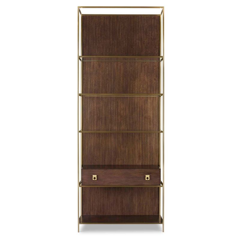 Open Personality - Etagere - Brass / Woodtone