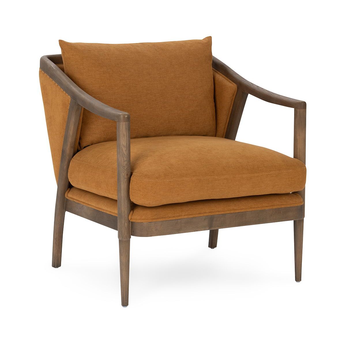 Scarlett - Accent Chair - Burnt Orange