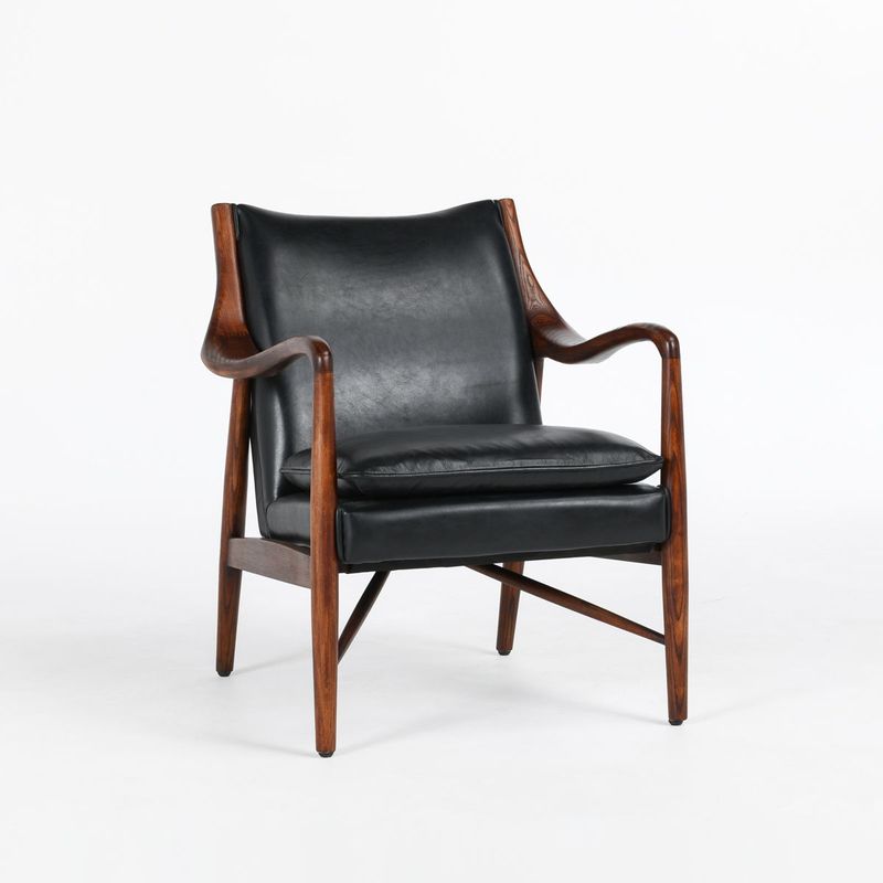 Kiannah - Club Chair - Black