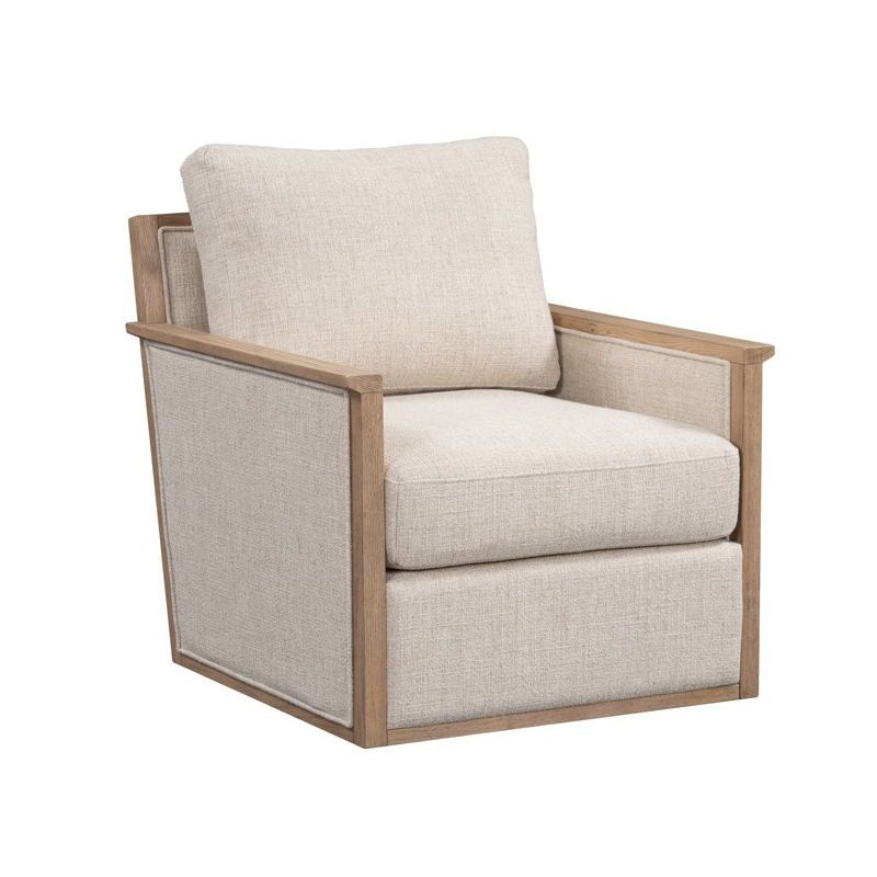 Norman - Swivel Accent Chair - Natural