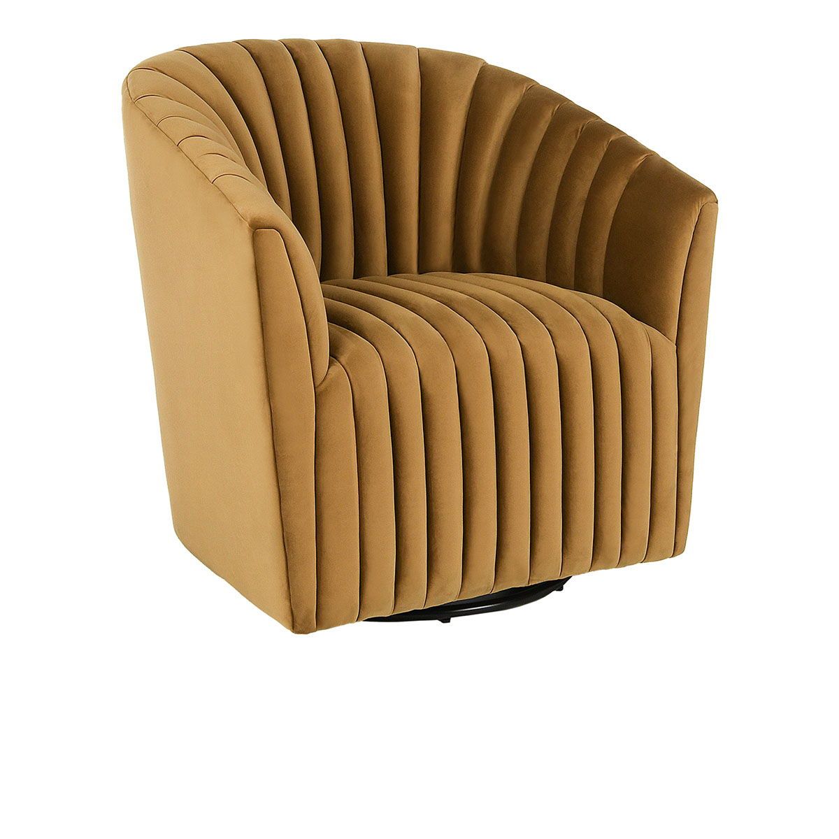 Arline - Swivel Accent Chair - Bronze