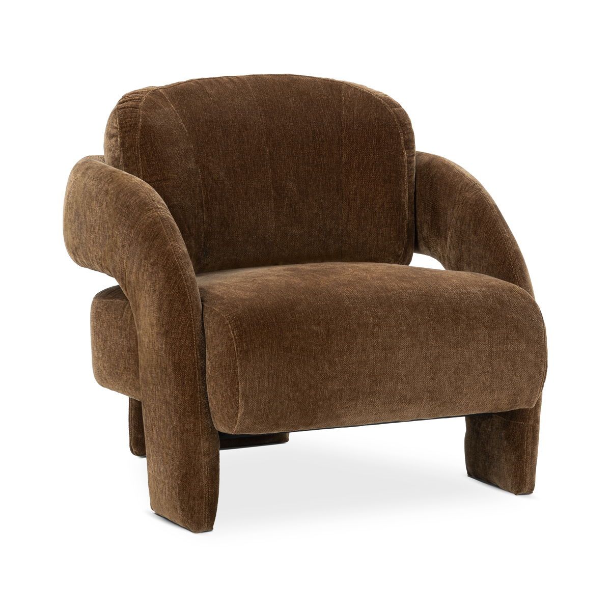Salino - Upholstered Lounge Chair - Bronze