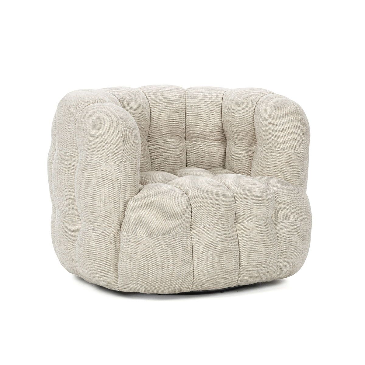 Walter - Swivel Accent Chair - Flax