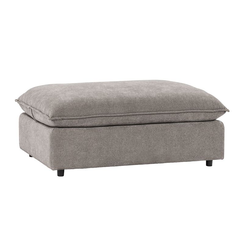 Caplan - Upholstered Ottoman - Elite Charcoal