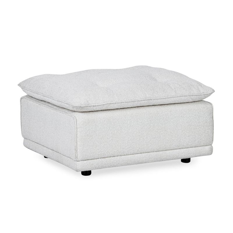 Haven - Upholstered Ottoman - White