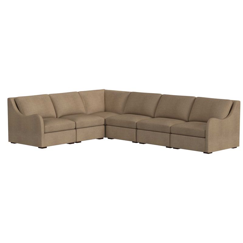 Little Wave Sofa - Left Arm Facing Chair - Lush Tawny