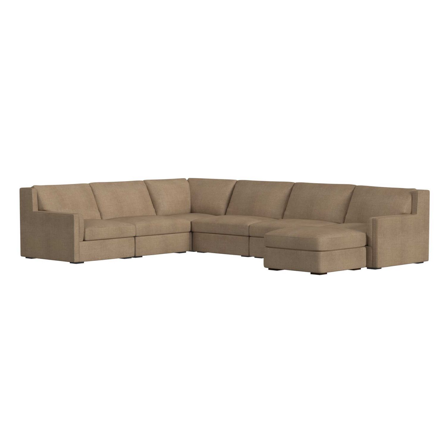 Luxe Sofa - Armless Chair - Lush Tawny