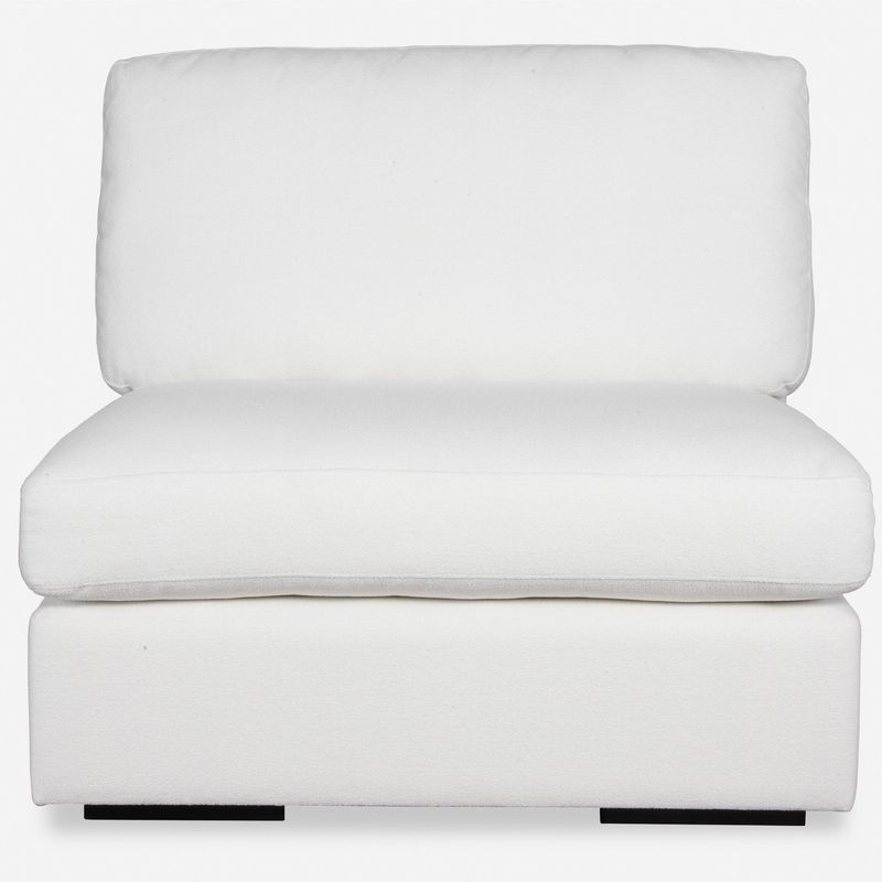 Refuge - Armless Arctic White Sofa