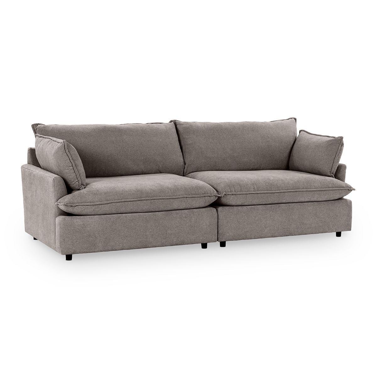 Caplan - Upholstered 2 Piece Modular Sectional - Elite Charcoal