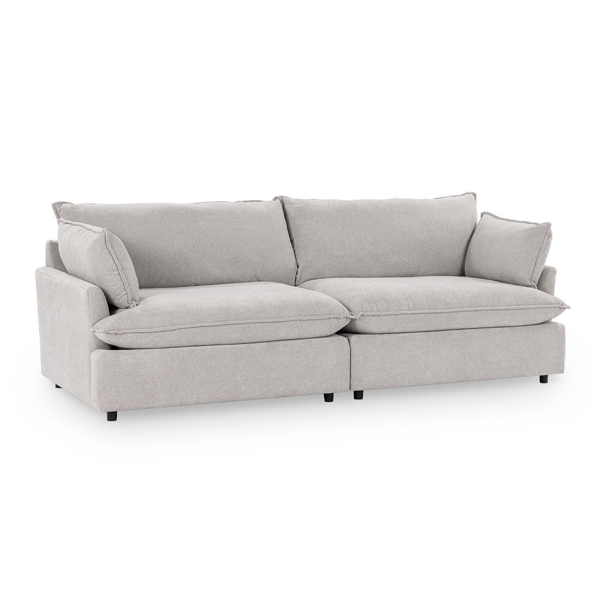 Caplan - Upholstered 2 Piece Modular Sectional - Elite Gray