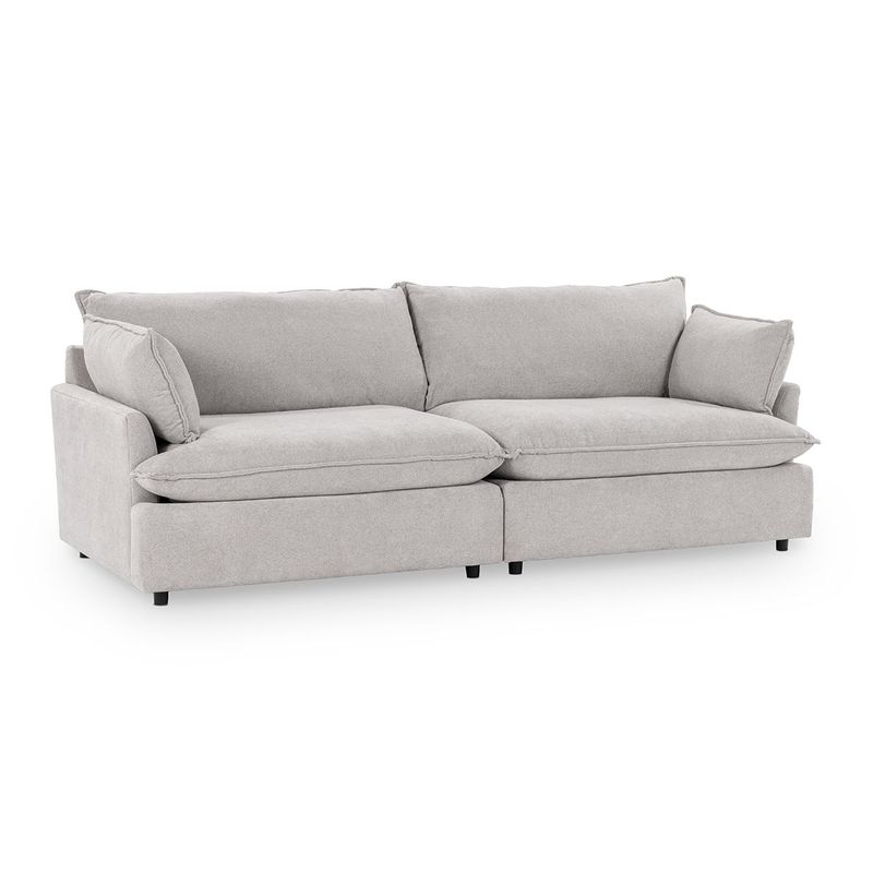 Caplan - Upholstered 2 Piece Modular Sectional - Elite Gray