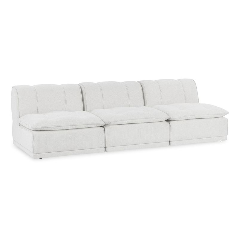 Haven - Upholstered 3 Piece Modular Sofa - White