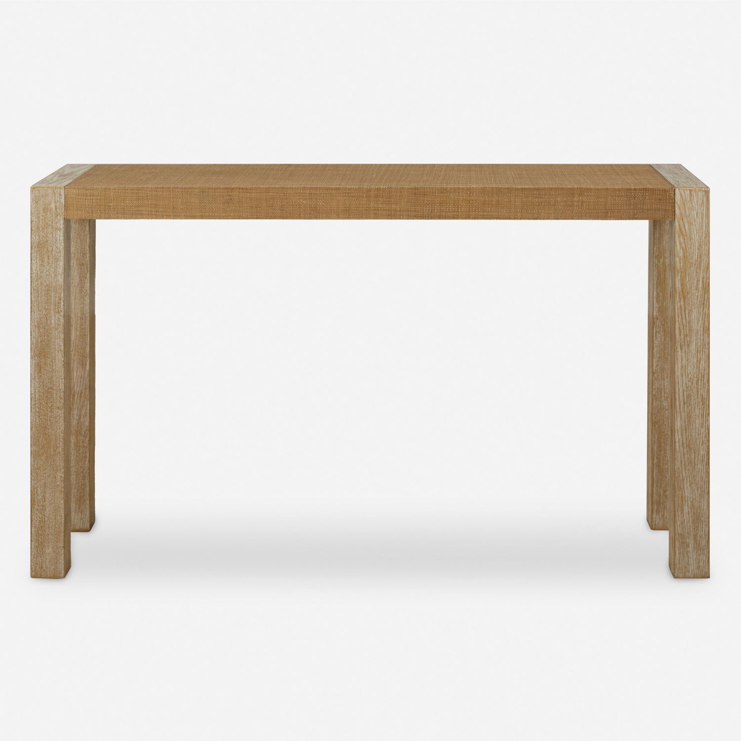Bentley - Grasscloth Console Table