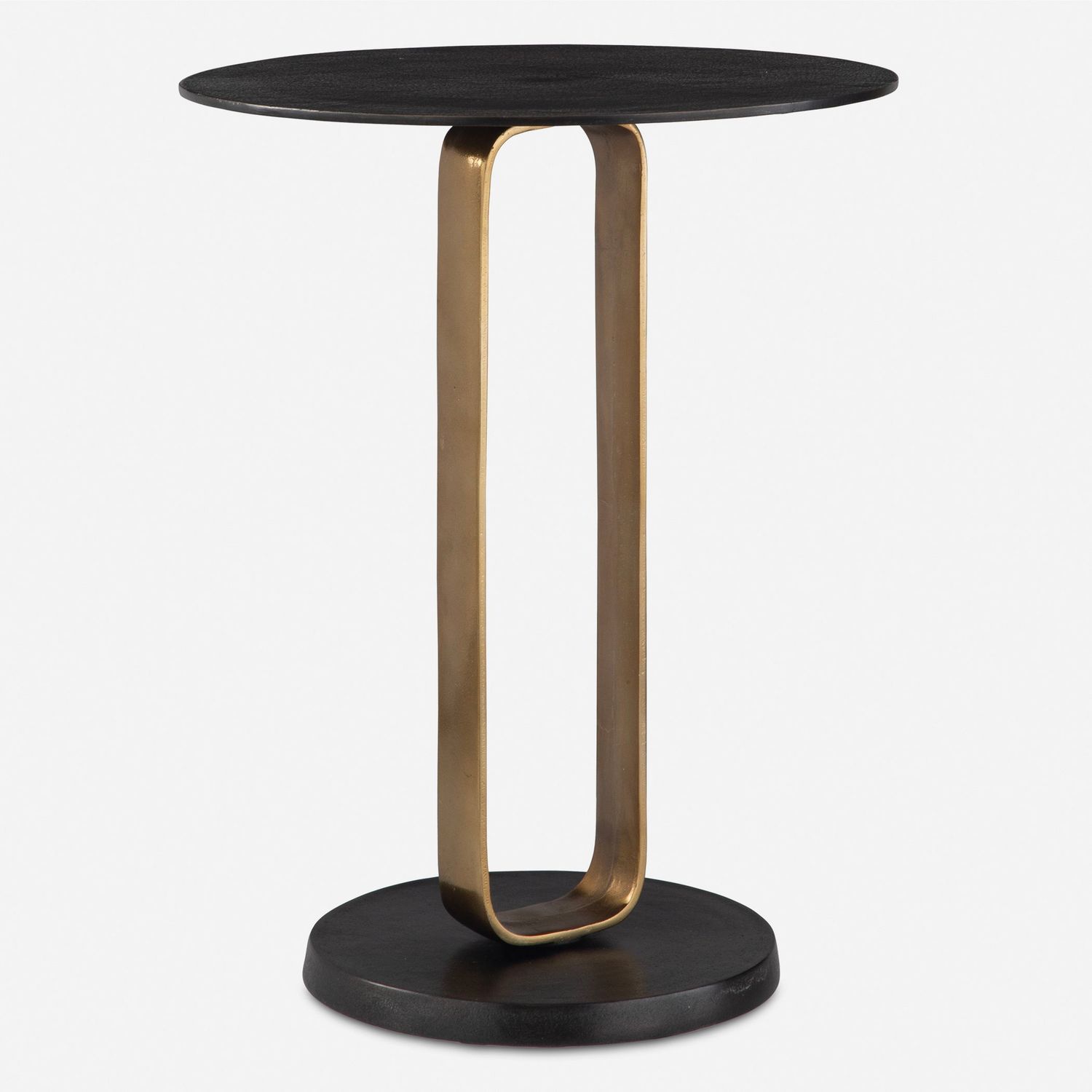 Aperture - Accent Table - Brass