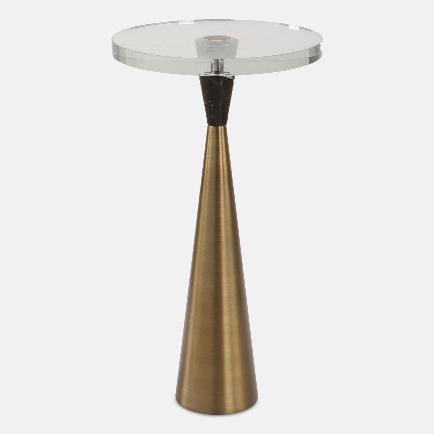 Holton - Accent Table - Tapered Brass