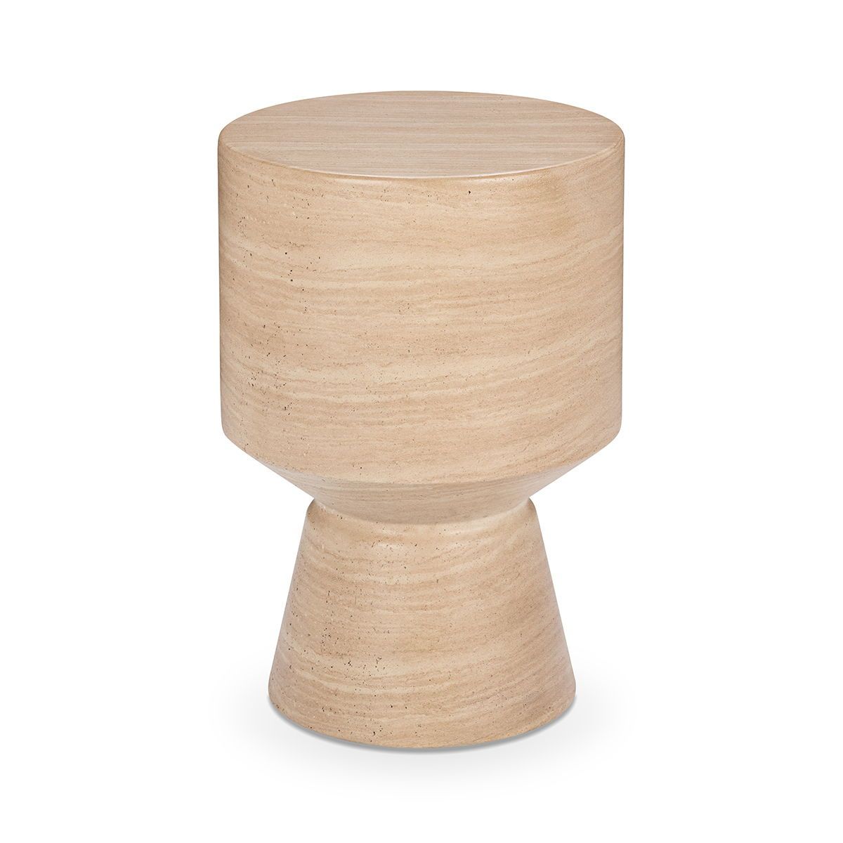 Terrace - Outdoor 22" Accent Table - Beige
